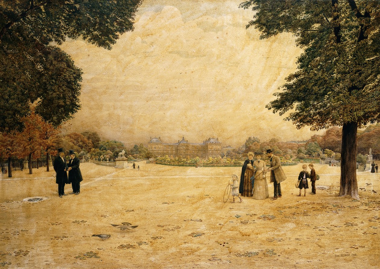 Jardin des Plantes, Paryż, 1904 autorstwa Fernand Auguste Besnier