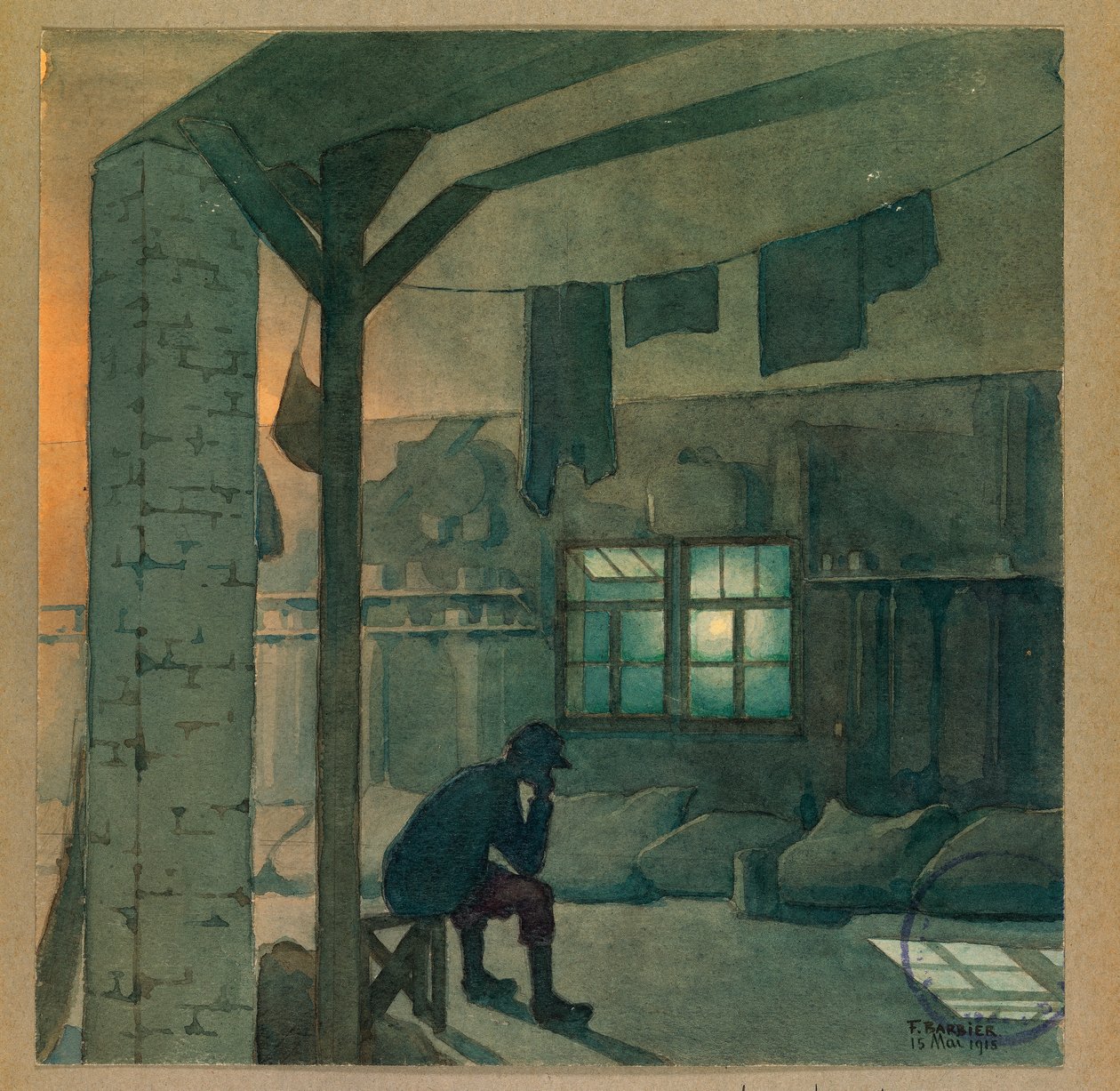 Millot jest na straży, Gustrow autorstwa Fernand Barbier