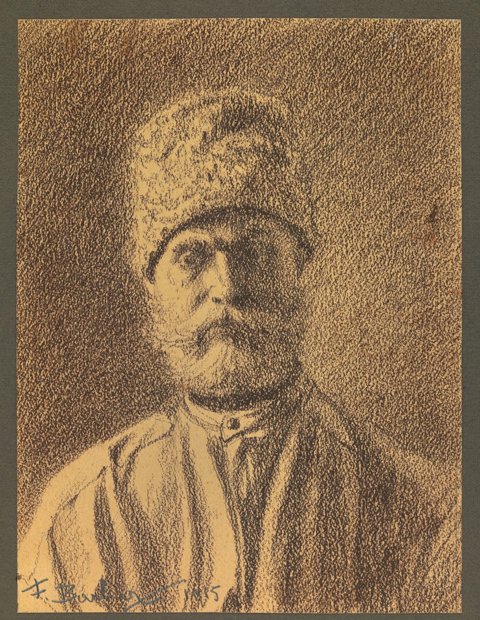 Portret rosyjskiego więźnia autorstwa Fernand Barbier