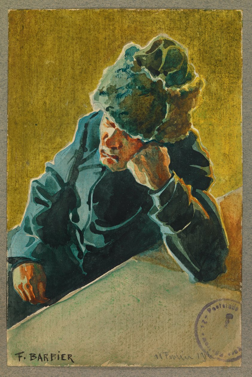 Rosyjski więzień, Gustrow autorstwa Fernand Barbier