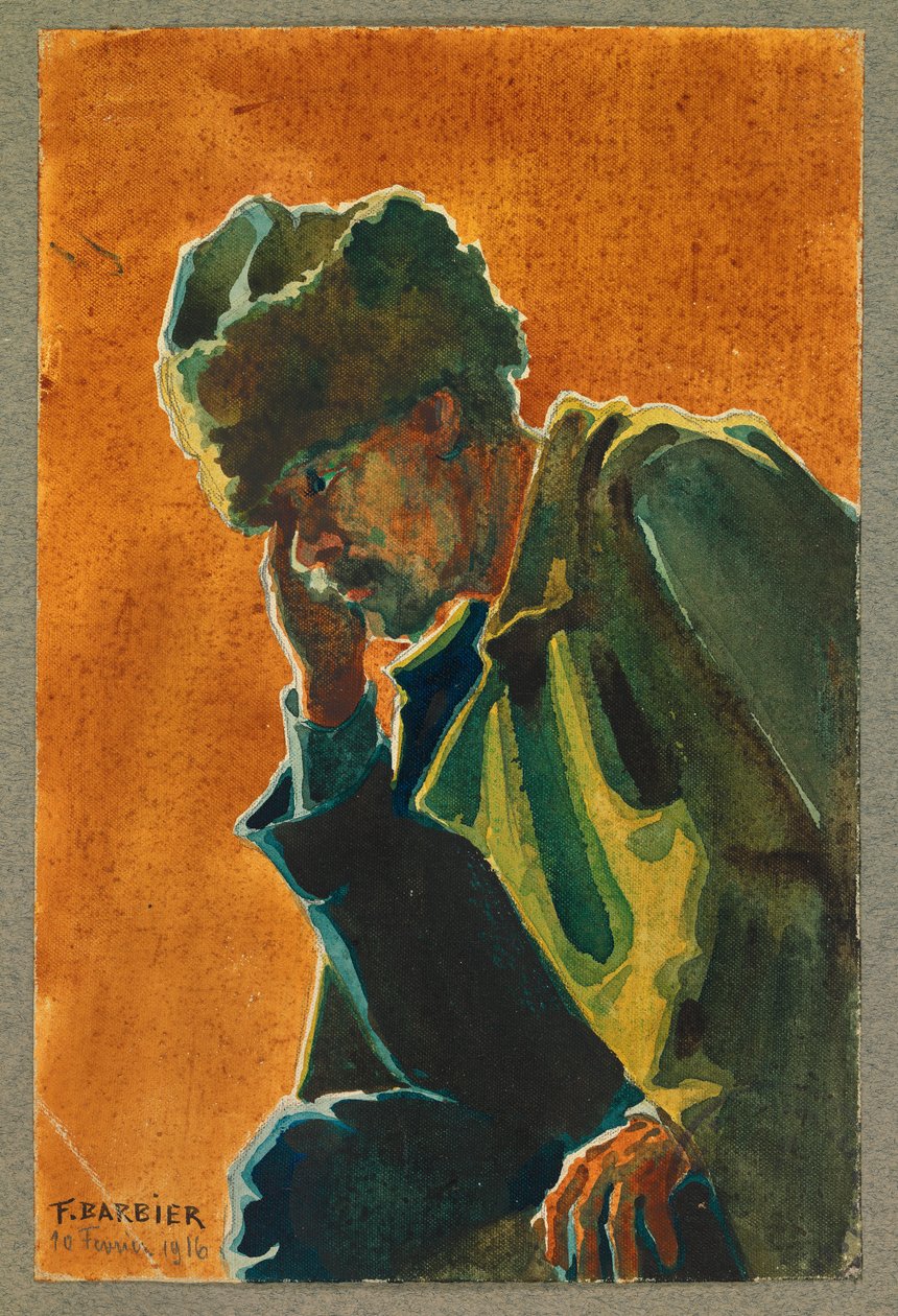 Rosyjski więzień, Gustrow autorstwa Fernand Barbier