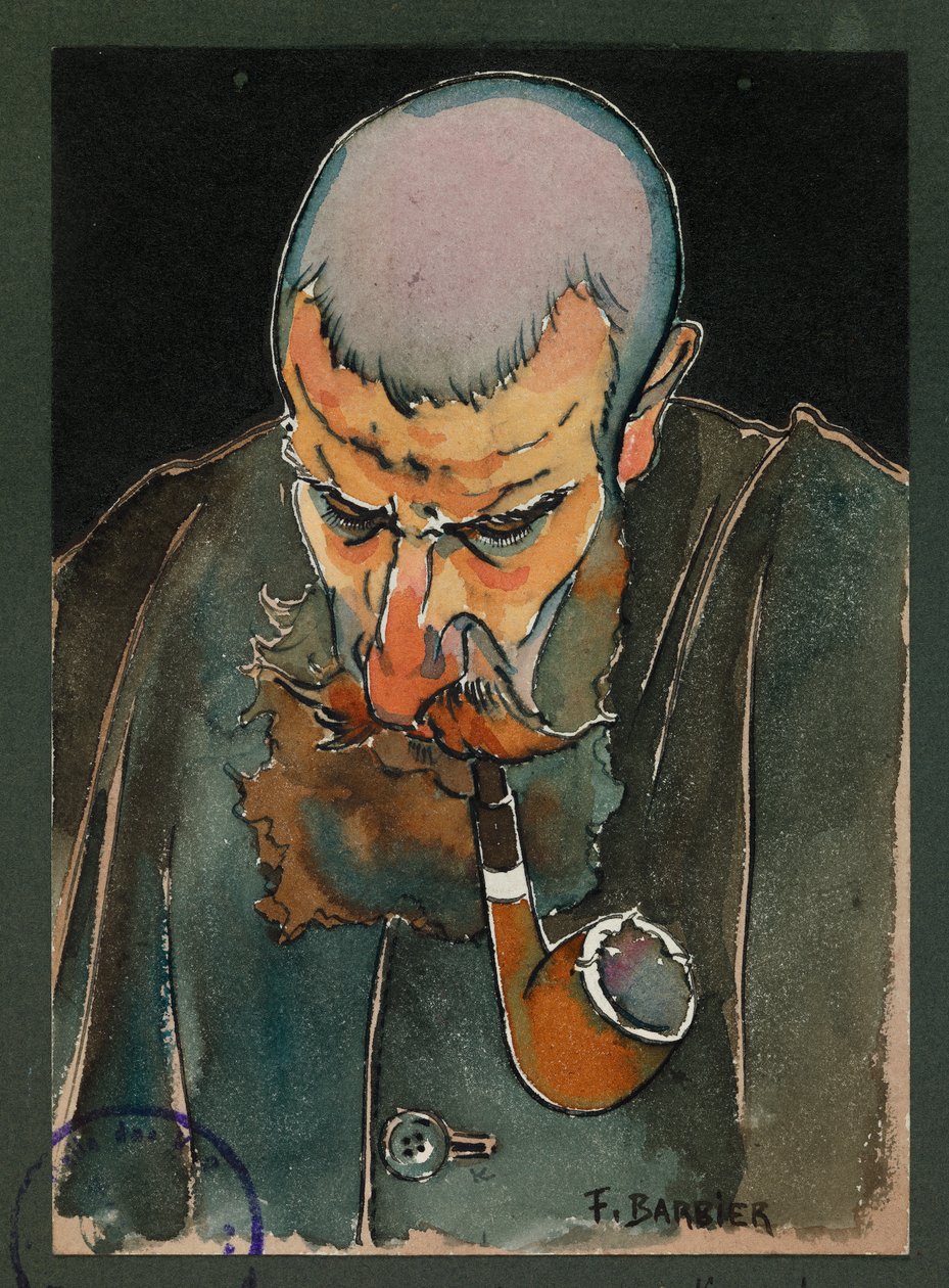 Sierżant Lavissiere odprawiający mszę, Gustrow autorstwa Fernand Barbier
