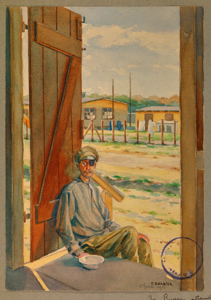 portret rosyjskiego więźnia Gustrowa autorstwa Fernand Barbier