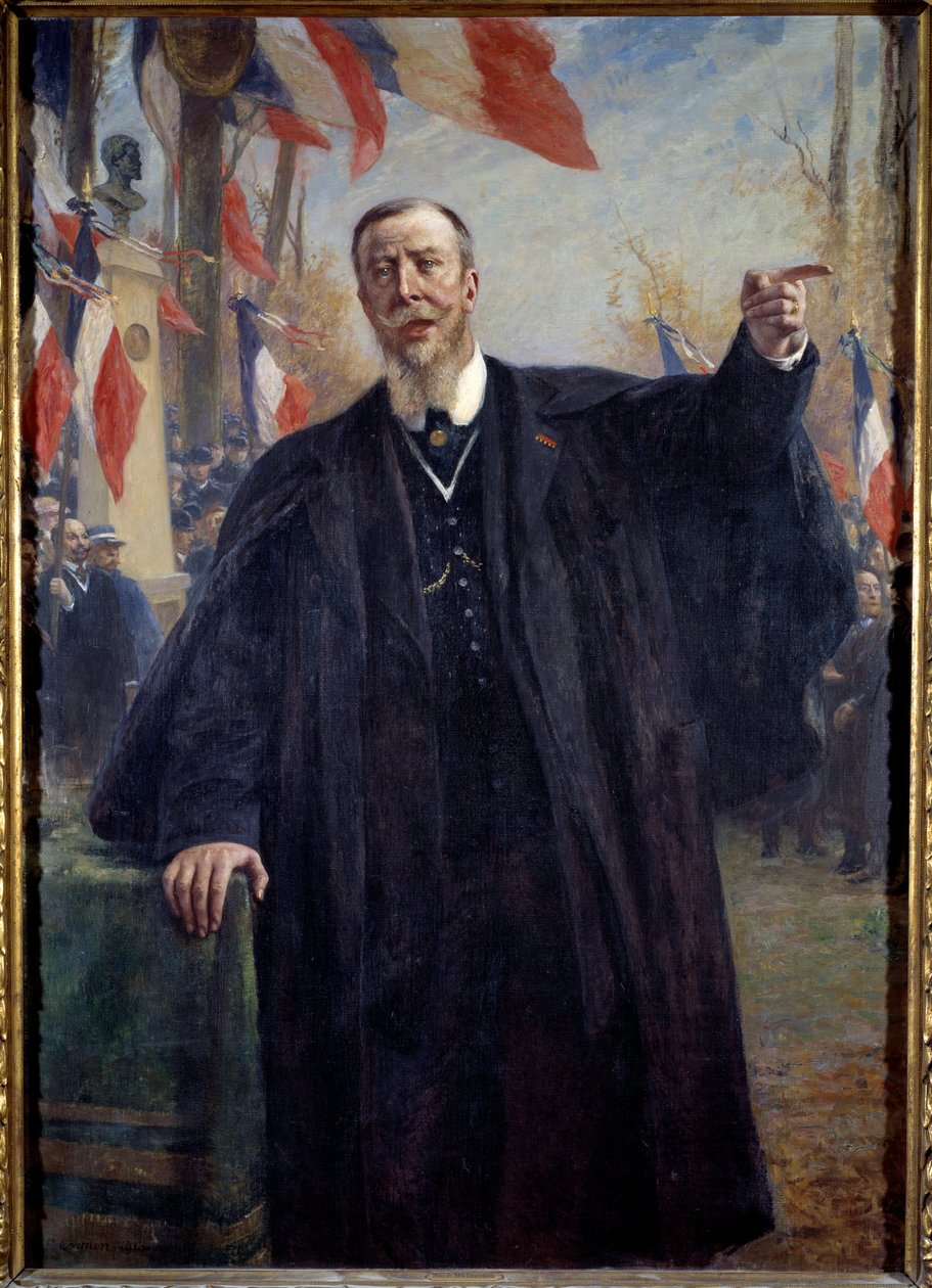 Portret Paula Deroulede (francuskiego pisarza i działacza nacjonalistycznego) autorstwa Fernand Cormon