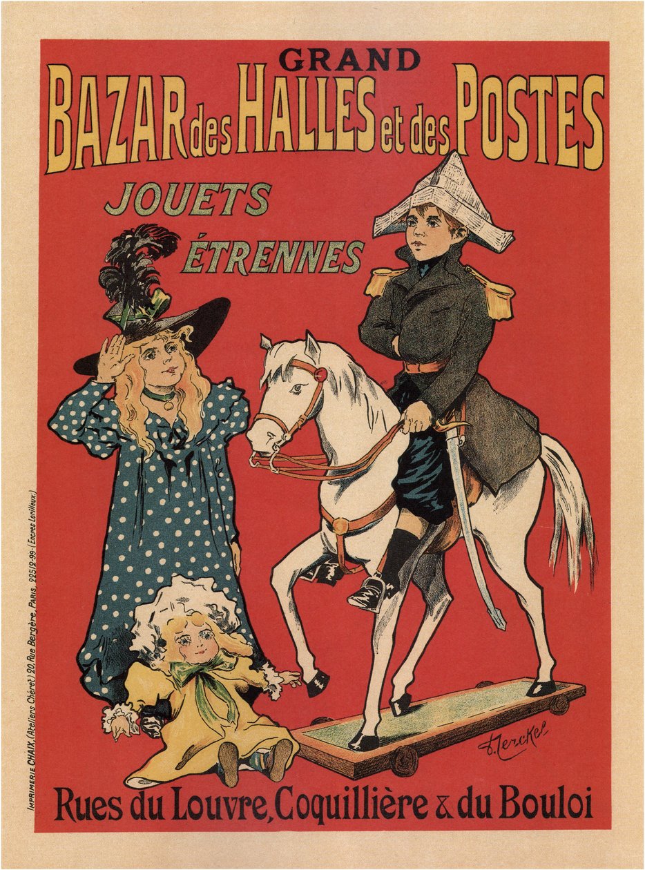 Kryty Bazar Rynków i Urzędów Pocztowych, 1899 autorstwa Fernand Fernel