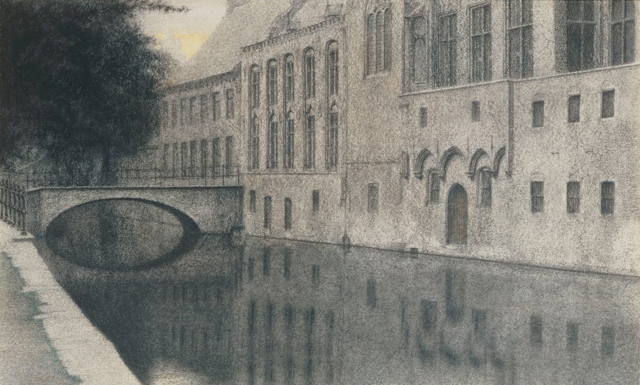 Pamiątka Flandrii autorstwa Fernand Khnopff