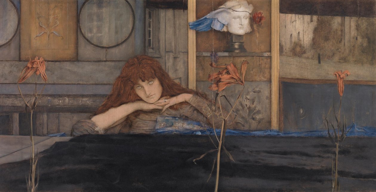 Zamykam za sobą drzwi autorstwa Fernand Khnopff