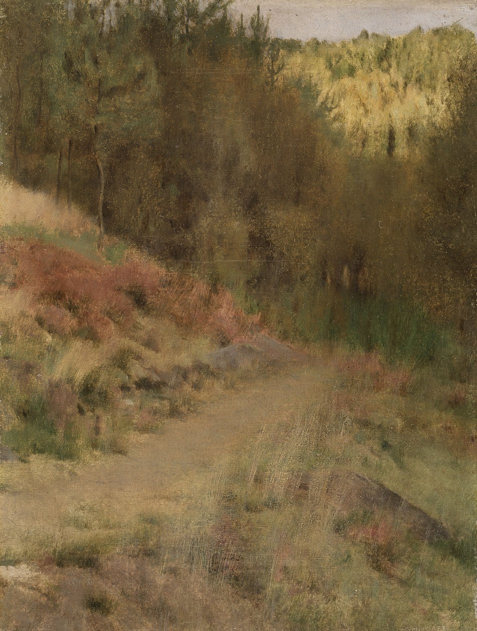 Krajobraz w Fosset autorstwa Fernand Khnopff