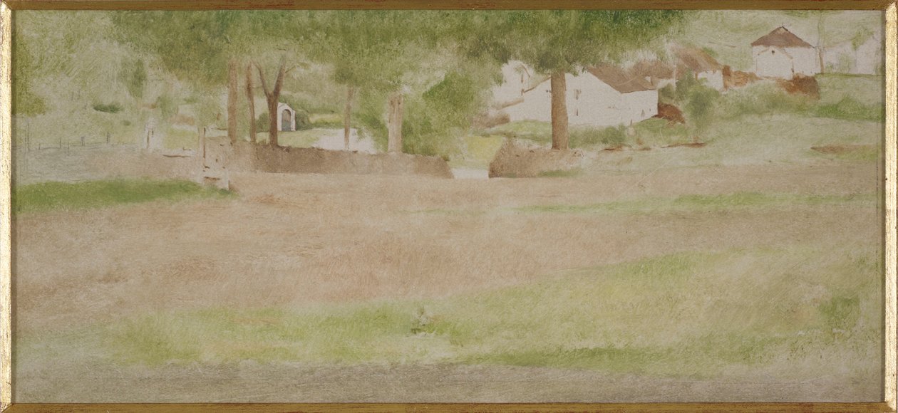Pejzaż z mostem w Fosset autorstwa Fernand Khnopff