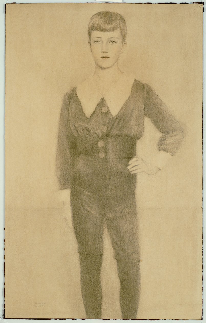Książę Leopold Belgii, książę Brabancji, 1913 autorstwa Fernand Khnopff