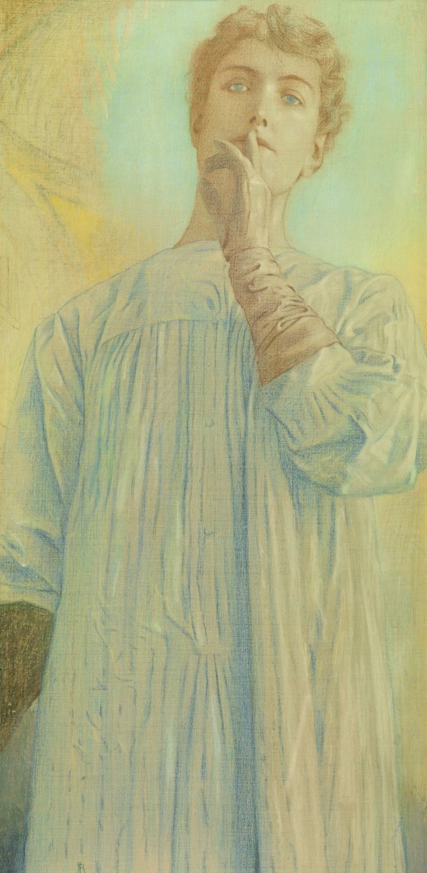 Cisza, 1890. autorstwa Fernand Khnopff
