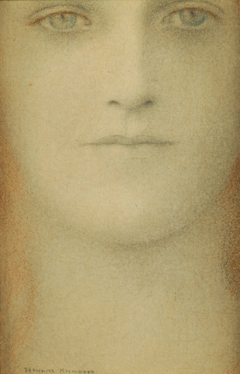 Studium kobiety, 1890 autorstwa Fernand Khnopff