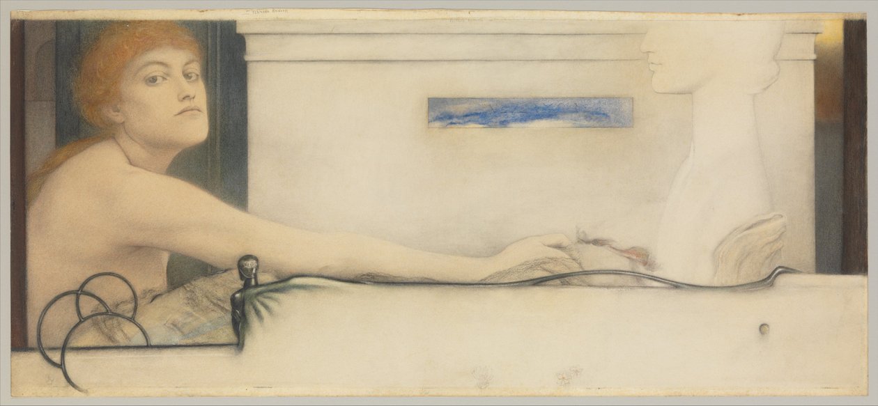 Ofiara, 1891 autorstwa Fernand Khnopff