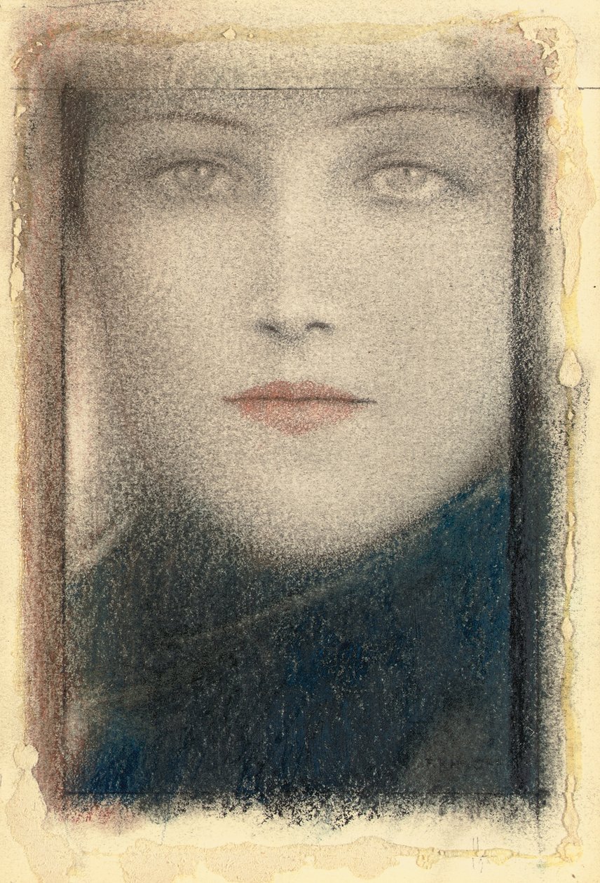 Głowa kobiety, ok. 1910 autorstwa Fernand Khnopff