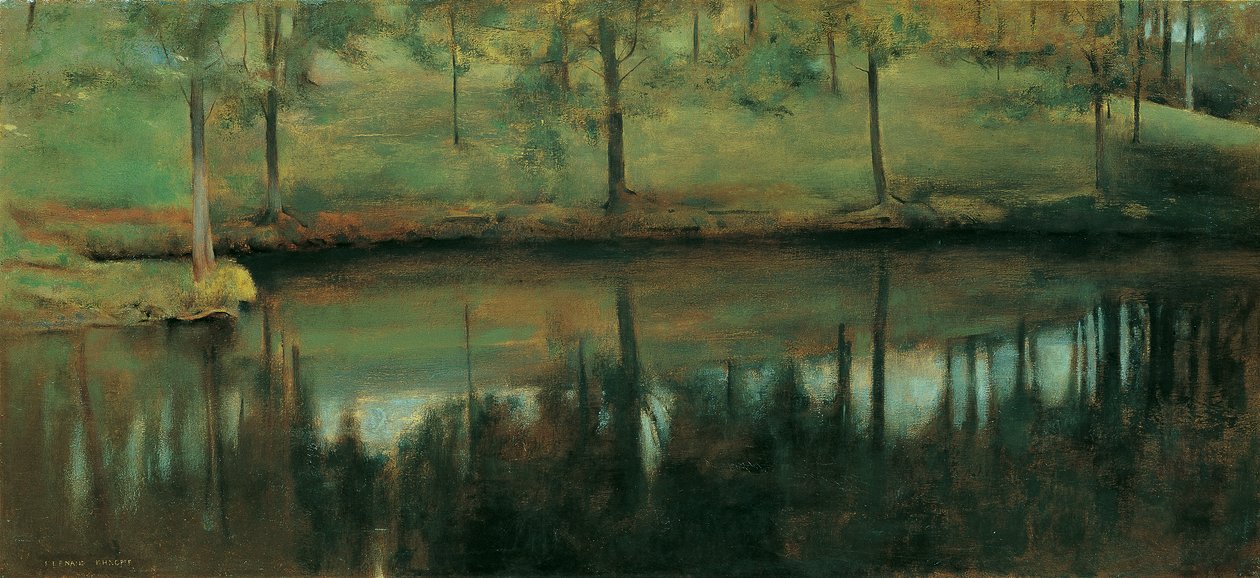 nie zmącona woda autorstwa Fernand Khnopff