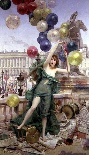 Dziewczyna z balonem autorstwa Fernand Le Quesne