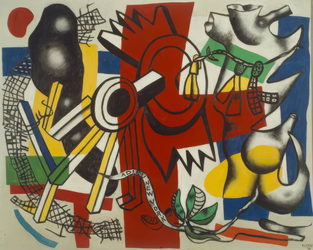Żegnaj, Nowy Jorku autorstwa Fernand Leger