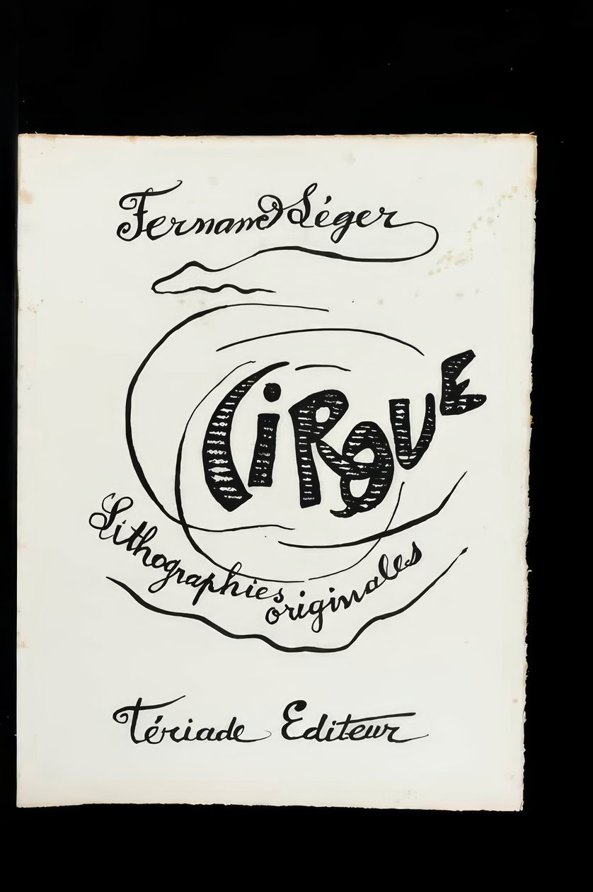 Cirque, strona tytułowa autorstwa Fernand Leger
