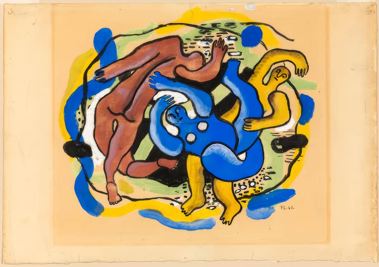 Nurkowie autorstwa Fernand Leger