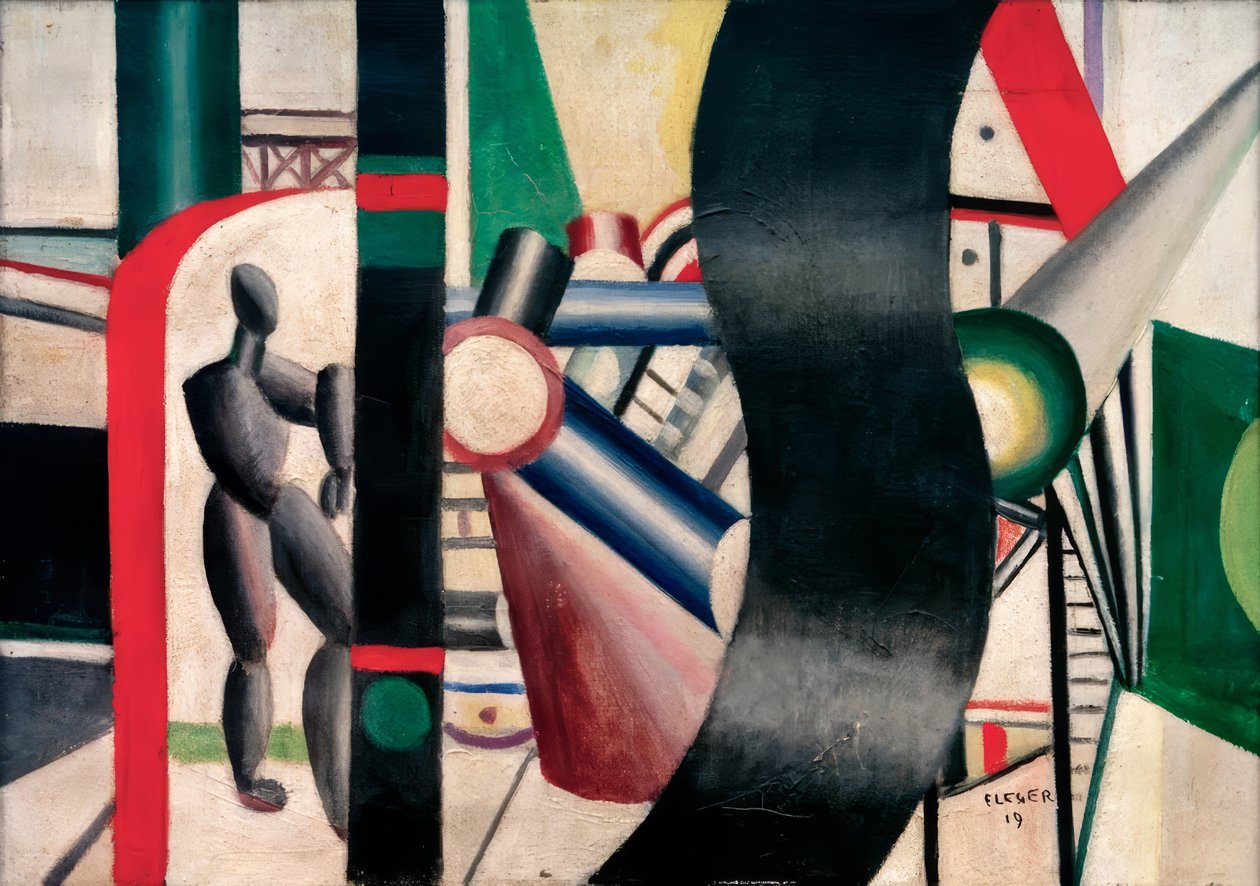 Kolorowy szofer autorstwa Fernand Leger