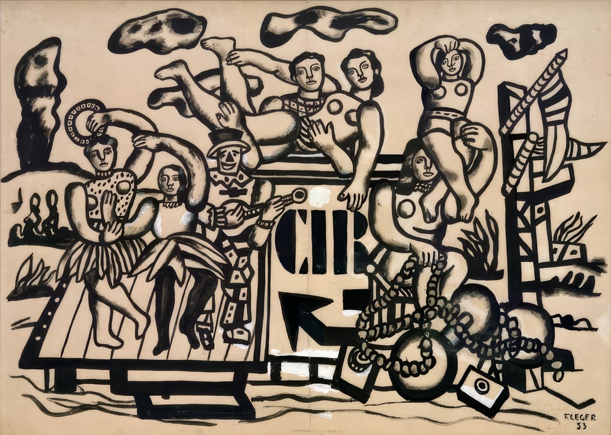 Wielka parada autorstwa Fernand Leger