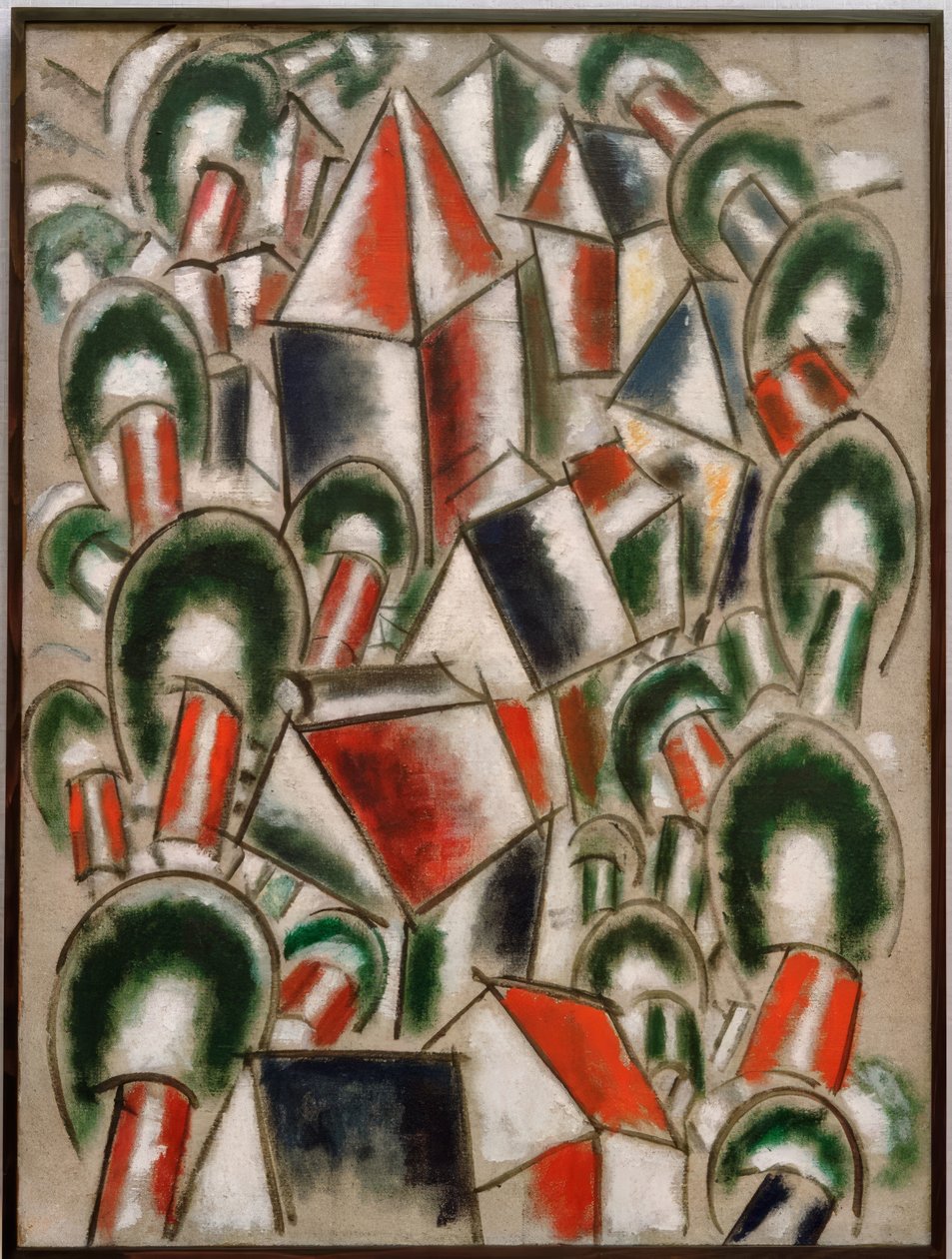 Domy wśród drzew autorstwa Fernand Leger