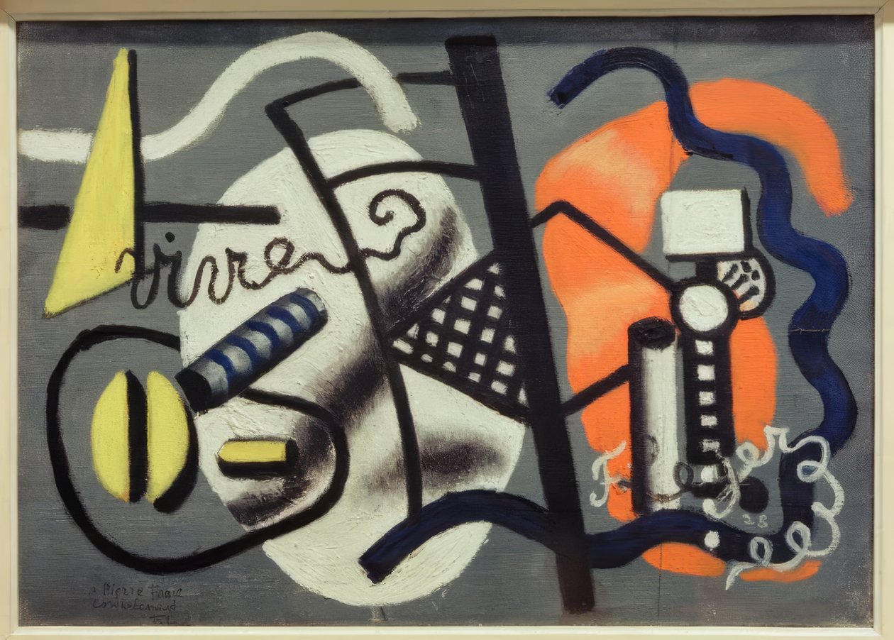 kompozycja autorstwa Fernand Leger