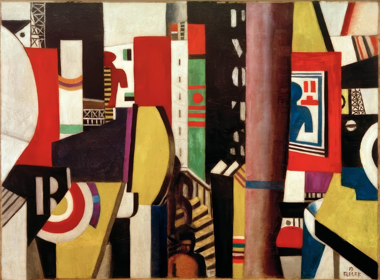 „La Ville” (miasto) autorstwa Fernand Leger