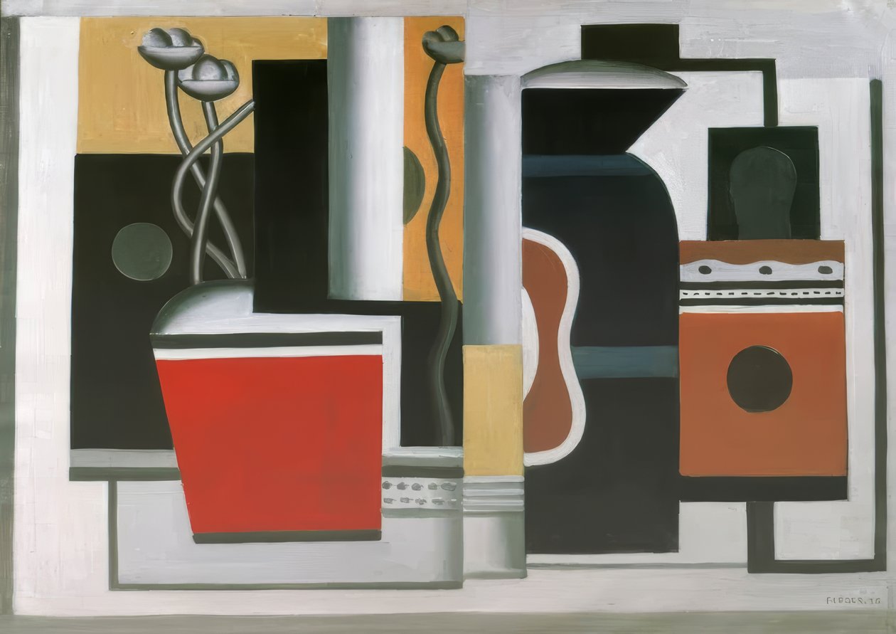 „Le pot rouge” (Czerwona doniczka), 1926 r. autorstwa Fernand Leger
