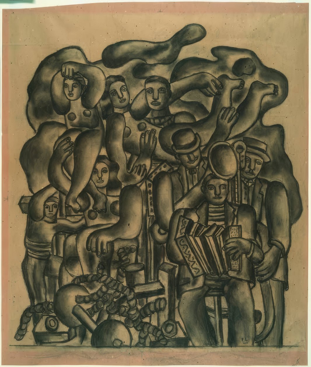 Wędrowni artyści autorstwa Fernand Leger