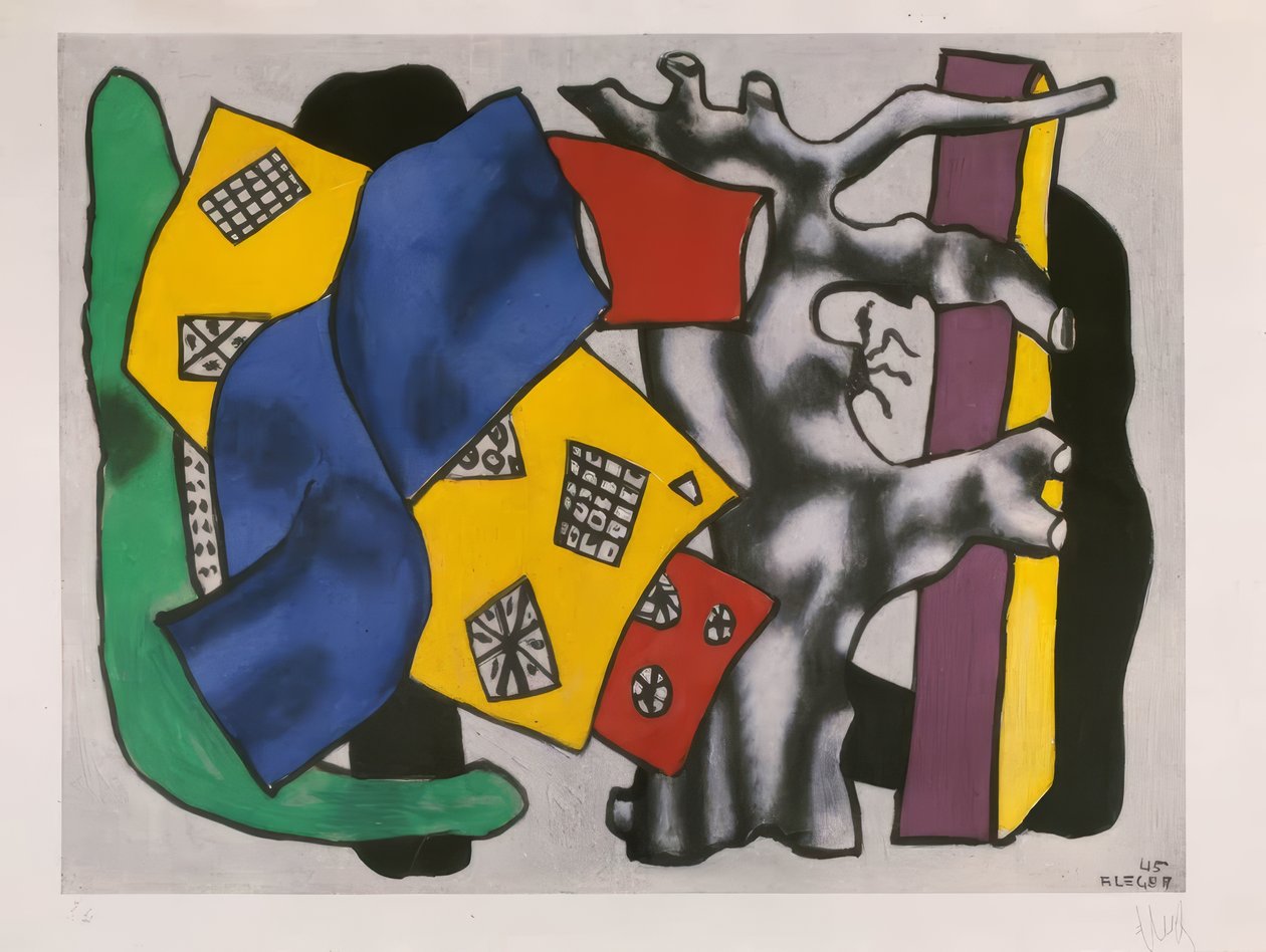 „Racines grises” (Szare korzenie) autorstwa Fernand Leger