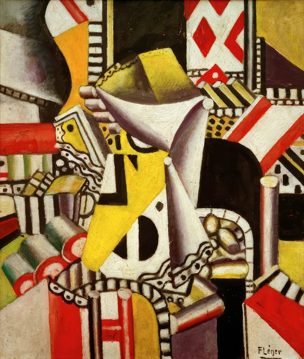 martwa natura autorstwa Fernand Leger