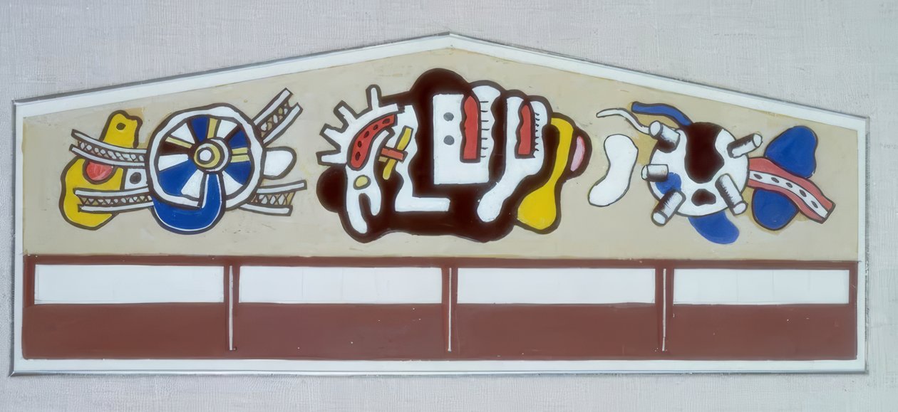 Badanie dotyczące French Line Pier autorstwa Fernand Leger