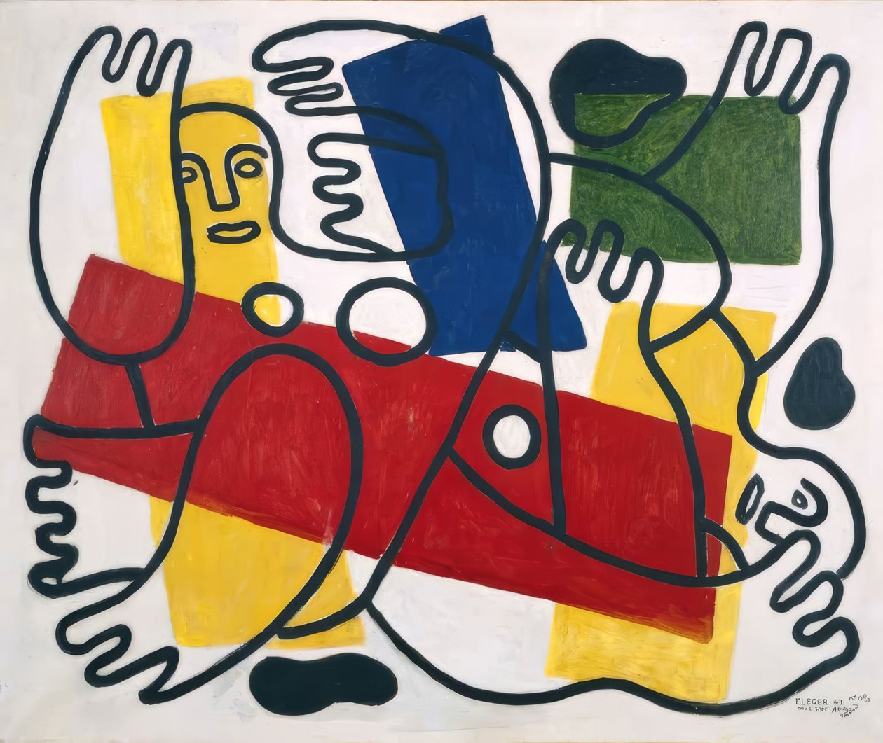 Nurkowie autorstwa Fernand Leger