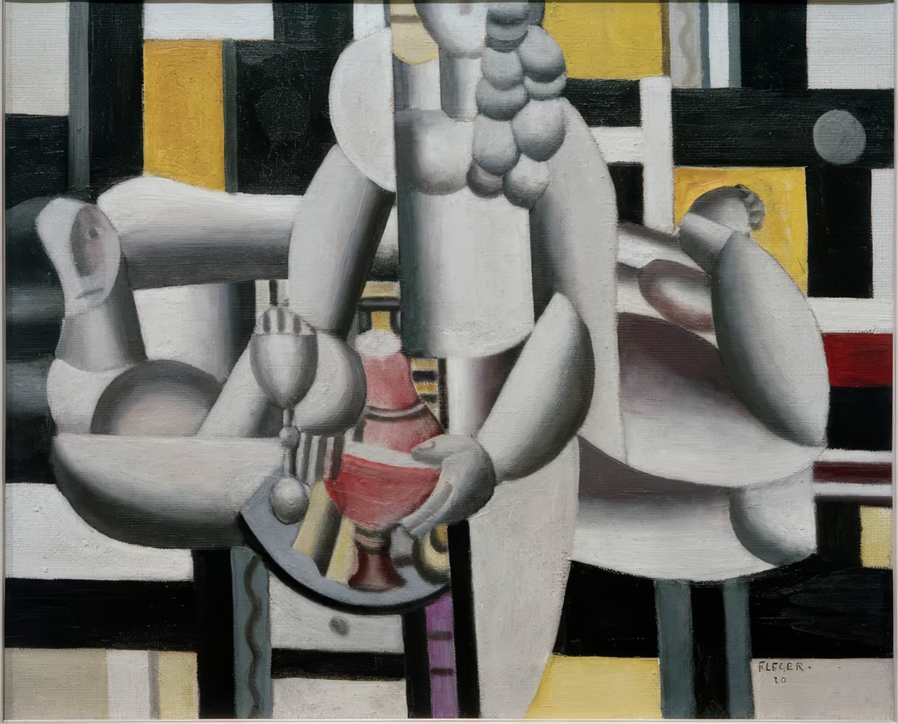 Dwie kobiety i martwa natura autorstwa Fernand Leger