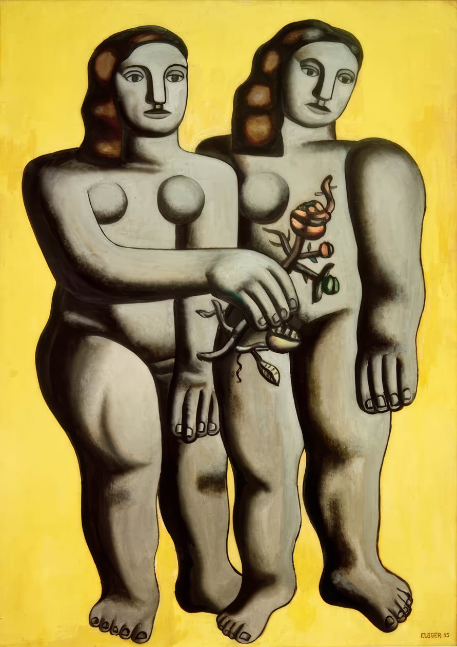 Dwie siostry autorstwa Fernand Leger