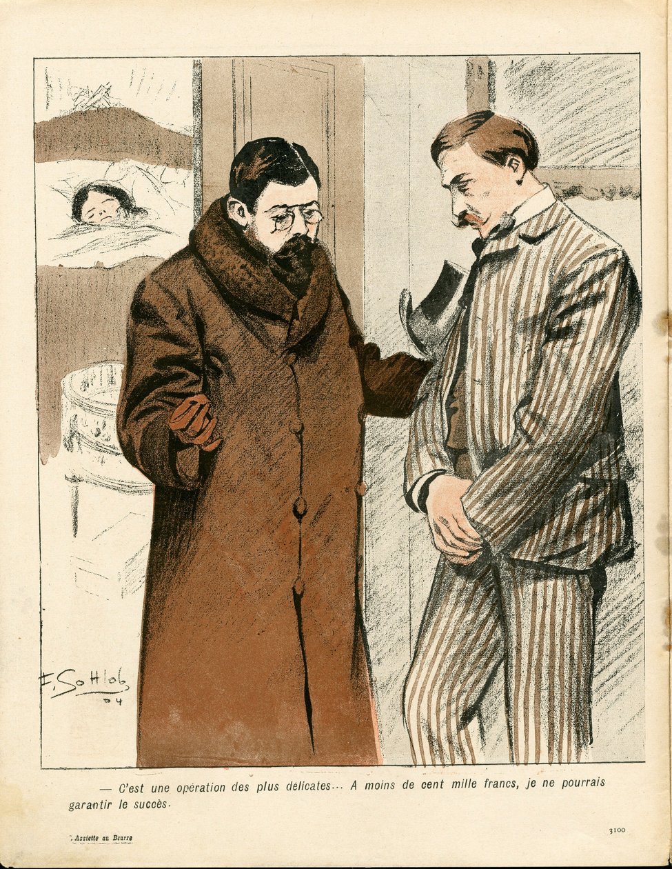 Talerz Masłowy”, nr 187, Satyryczny w Kolorach autorstwa Fernand Louis Gottlob