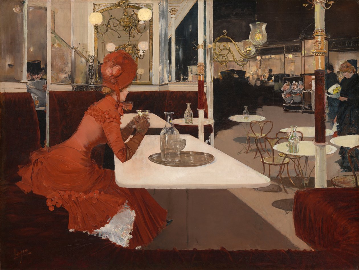 W kawiarni autorstwa Fernand Lungren