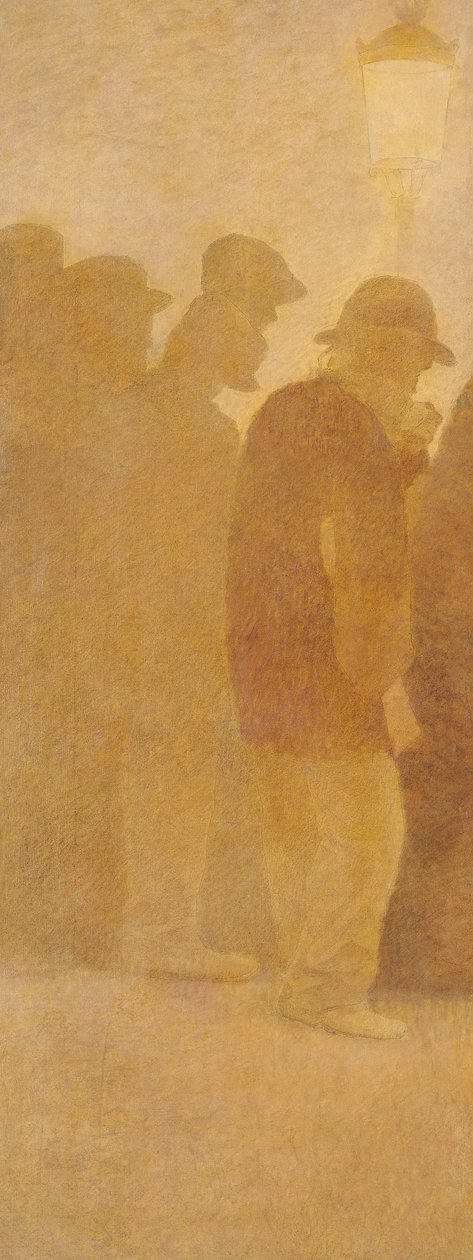 The Mouthful of Bread, Czekanie w kolejce, studium dla „Charity” autorstwa Fernand Pelez