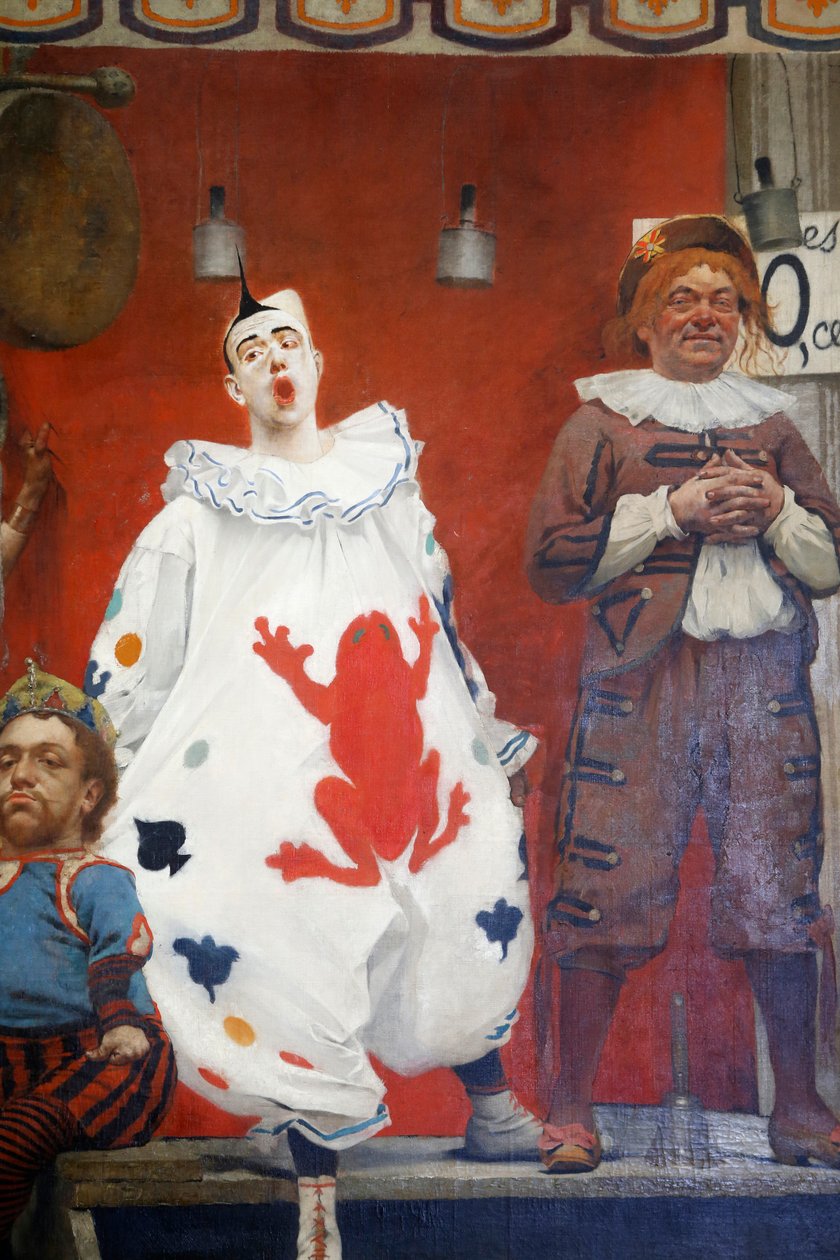 Akrobaci, detal, 1888 autorstwa Fernand de Cordova Pelez