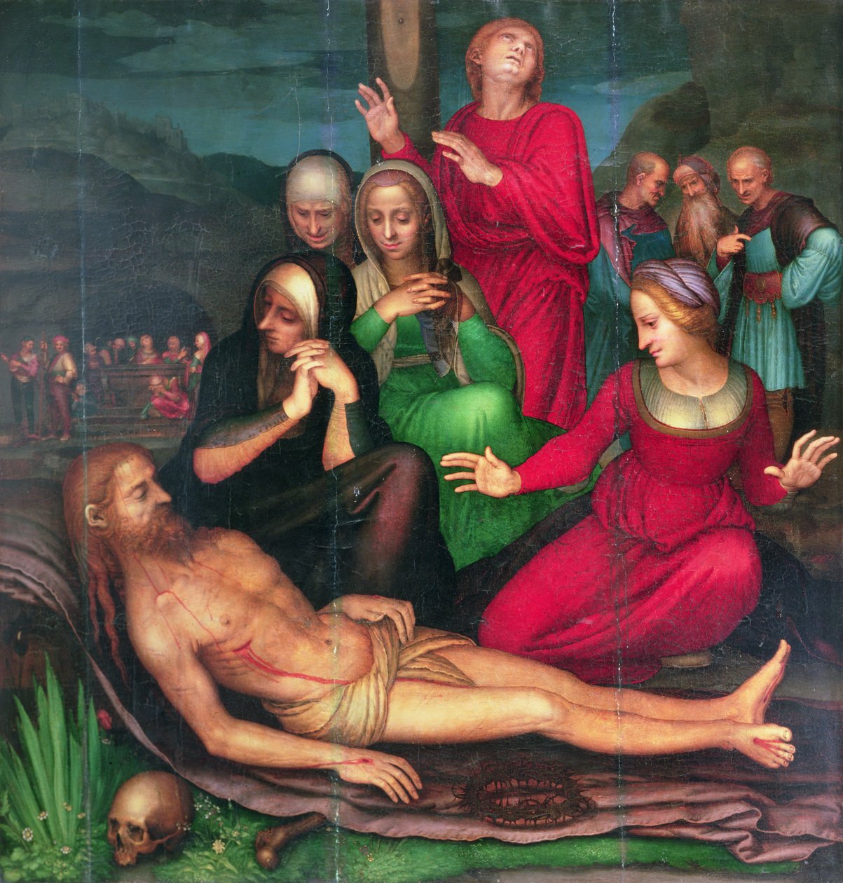Martwy Chrystus, XVI wiek autorstwa Fernando Yanez de Almedina