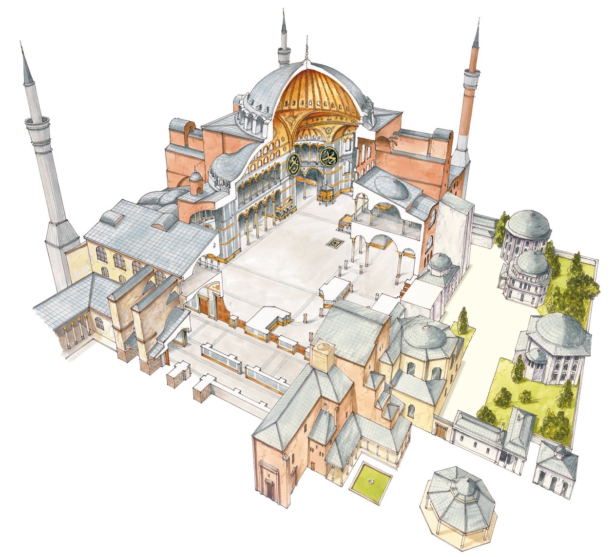 Hagia Sophia. Stambuł, Turcja autorstwa Fernando Aznar Cenamor
