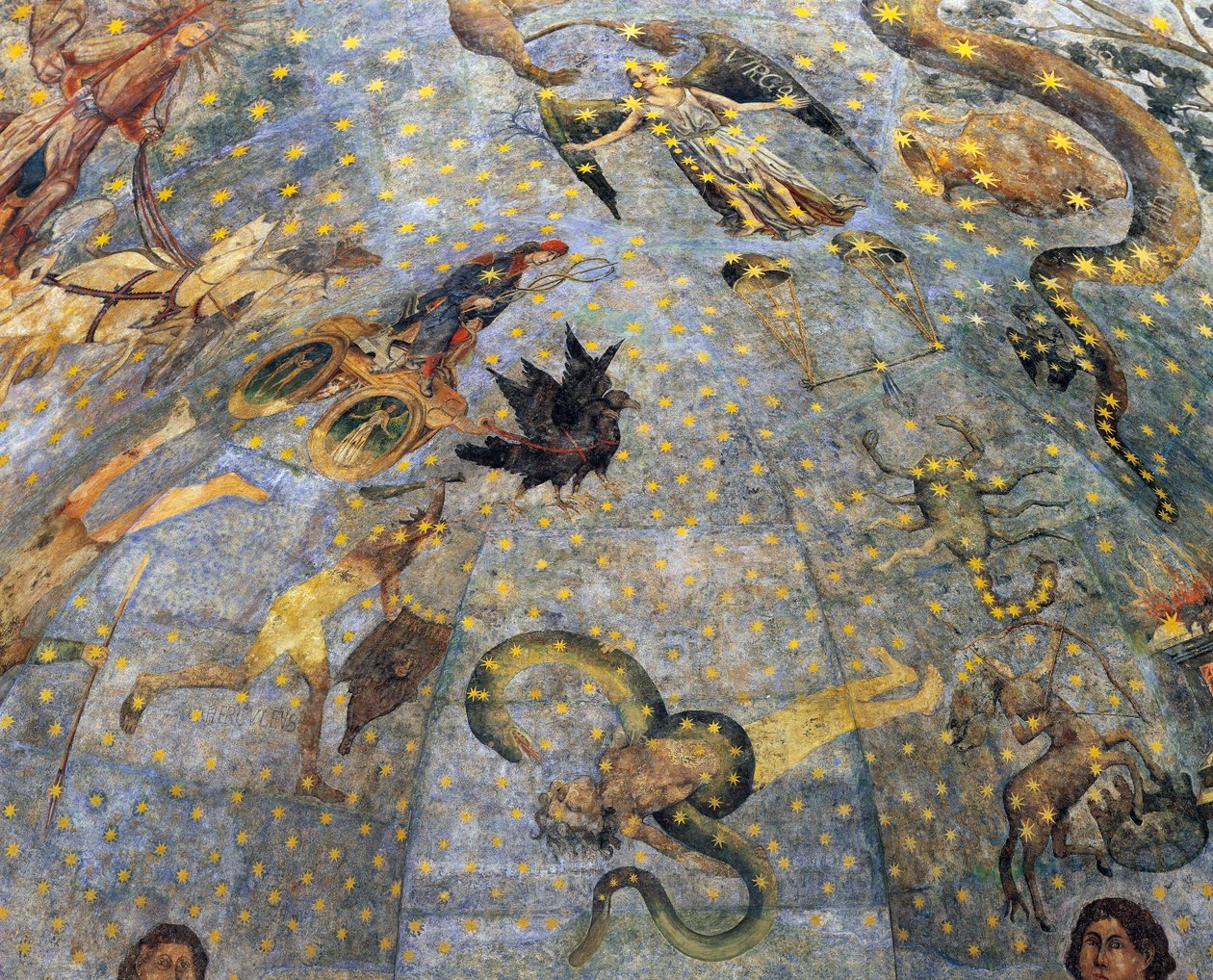 Kopuła Zodiaku, 1485 autorstwa Fernando Gallego
