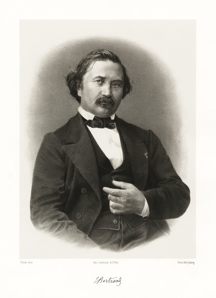 Joseph Louis François Bertrand, 1865-66 autorstwa Ferret