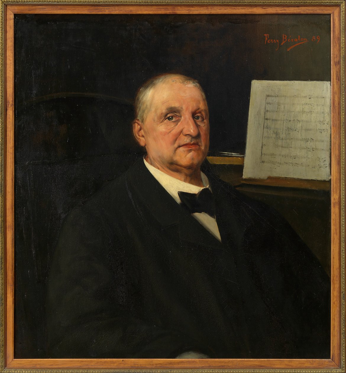 Portret Antona Brucknera 1824-1896, 1889. autorstwa Ferry Bératon