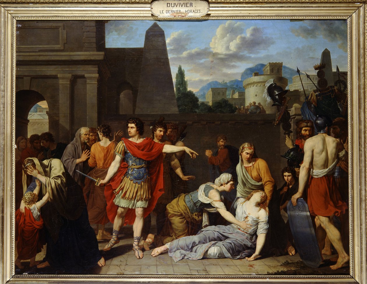 Ostatni z Horacy autorstwa Duviviera. XVII wiek. autorstwa Fidelle Duvivier