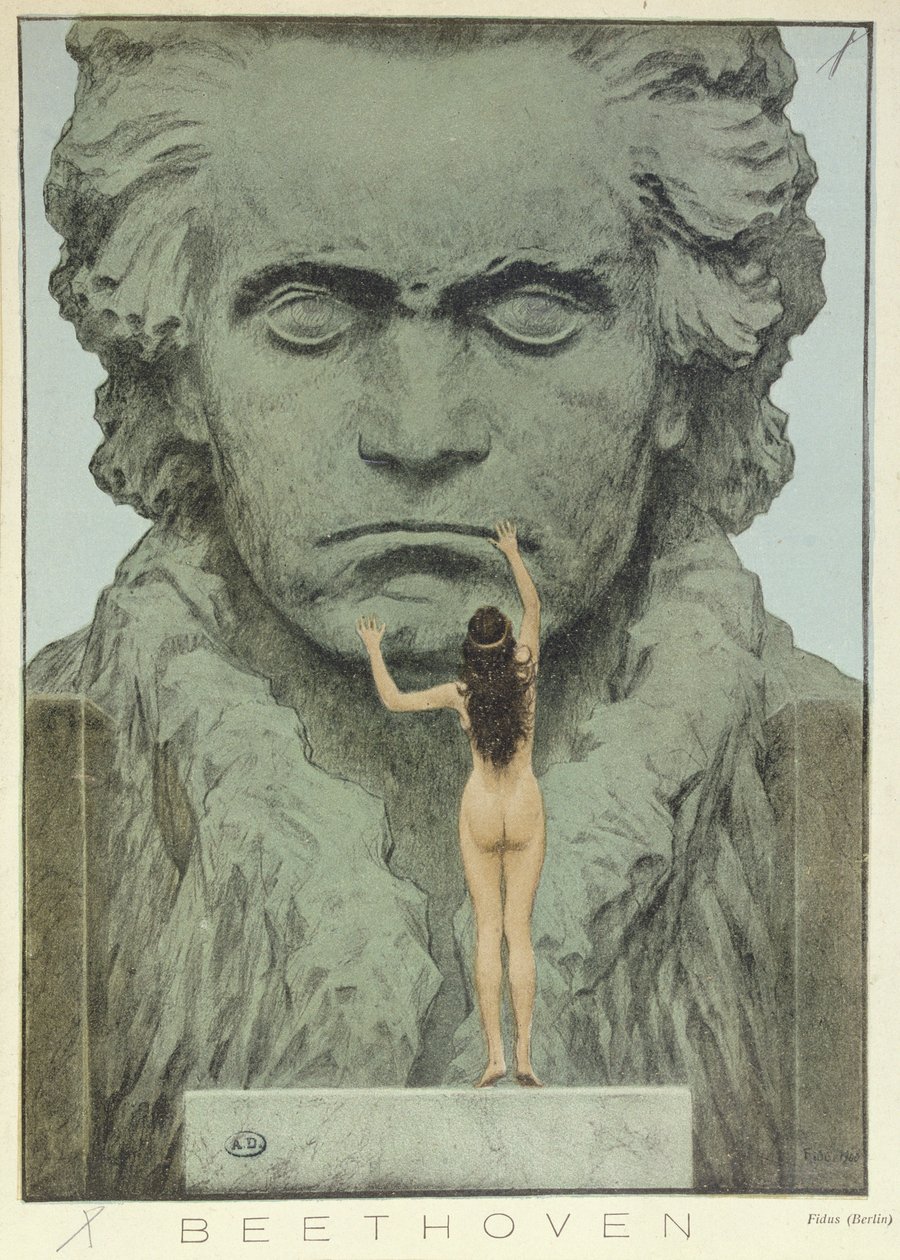 Beethoven, wyd. w „Jugend” autorstwa Fidus