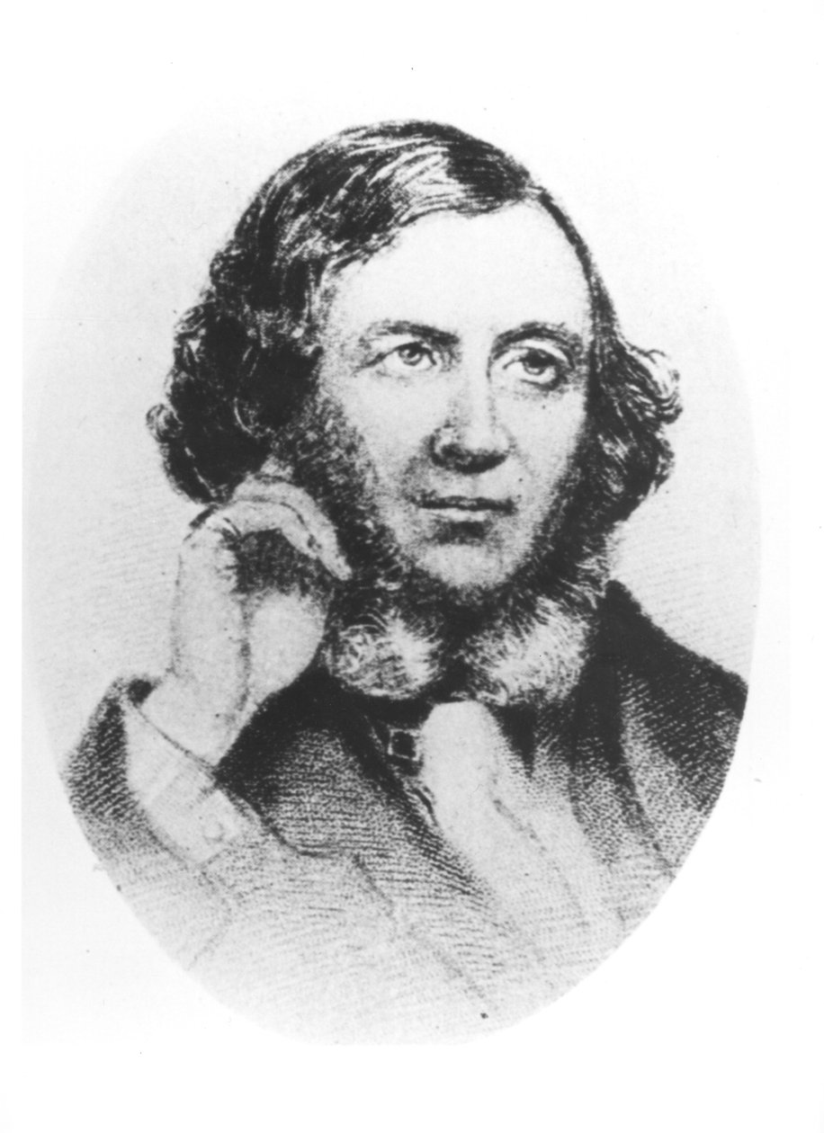 Portret Roberta Browninga (1812-89) 1859 autorstwa Field Talfourd