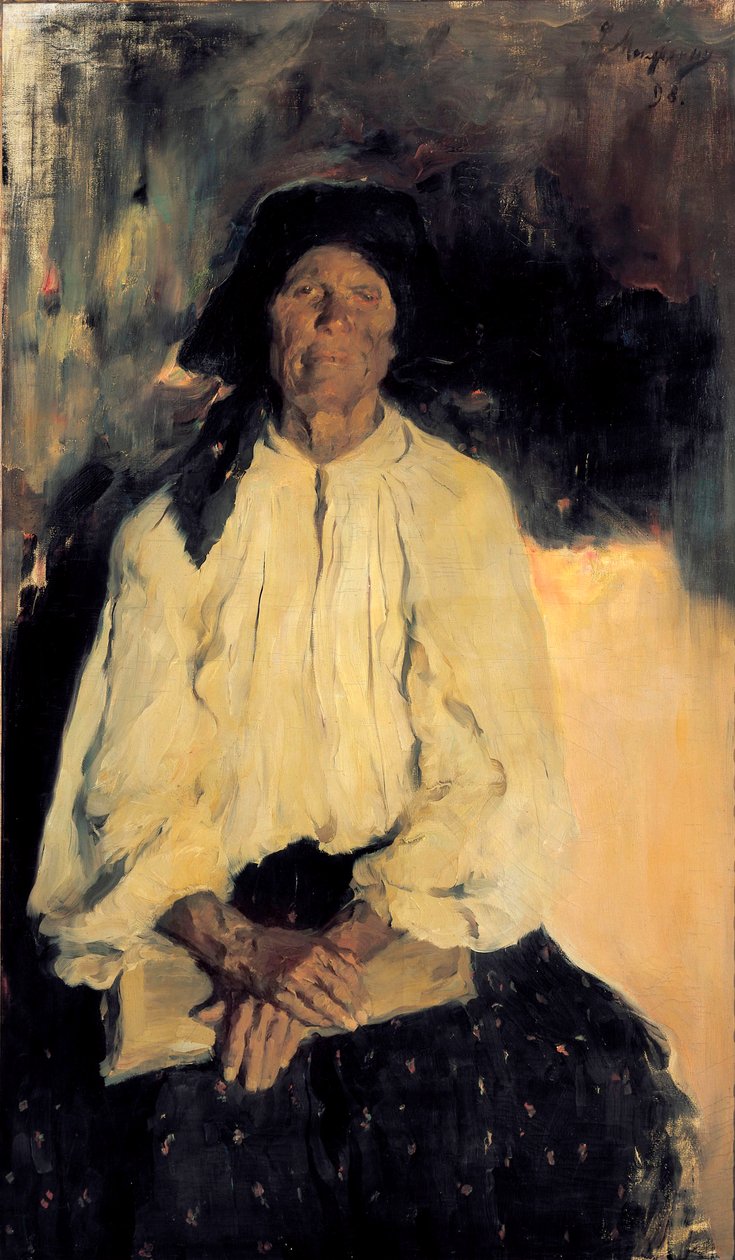 Portret starszej pani autorstwa Filipp Andreevich Maliavin