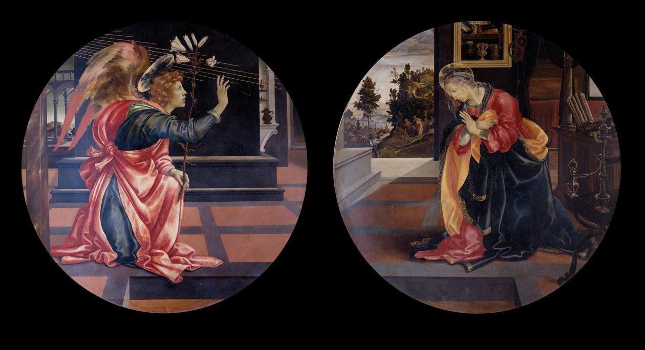 zwiastowanie autorstwa Filippino Lippi